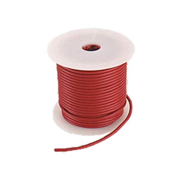 Primary Wire, GPT, 10 AWG, Copper, Red, PVC Jacket, Stranded